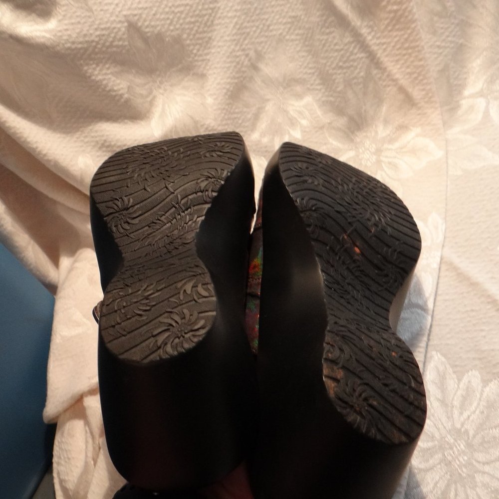 Abeo Darci Brown Sparkle Sandals Size 8N - Picture 5 of 7
